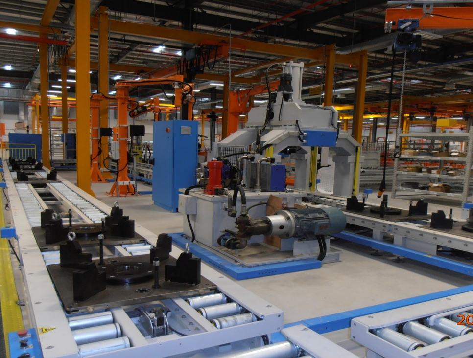 4PC bridge assembly production assembly line